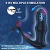 Luvwake Prostate Massager Anal Vibrator 9 Wiggling THROSTING With Cock Ring Butt Plug Remote Control Sex Toys P Sport 240423