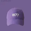 Ball Caps Simple Vintag Purple Womens Bucket Hat Baseball Nail Winter Ha Q240425