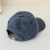 قبعات الكرة 5 ألوان غسلها الصيف طفل بوي فتاة قبعة البيسبول قبعة شمس الطفل الذروة قبعات Snapback لمدة 4 إلى 10 سنوات J240425