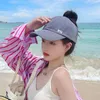 Ball Caps High Baseball Cap Femmes Summer Sport Running Sun Visor Hats Ponycap Pâte ajusté