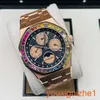 AP Timeless Wristwatch Royal Oak Series 26614or Rainbow Plate Calendar Watch Mens Automatic Mechanical Watch Limited Watch