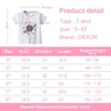 T-shirts Dxton Children Galaxy lovertjes T-shirt Kinderen Zomer Korte mouw O Hek Katoen Casual Tops Tees Children Kleding Infant Costumesl2404