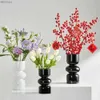 Vases Ornement Desktop Plant Fleur Bouteille en verre Vase Vase Hydroponie Vase décorative