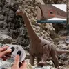 RC Dinosaur Kids Toy Remote Control Dinosaur avec un jouet électrique léger Radio contrôlé Animal Enfants d'anniversaire ANKYLOSAURUS 240418