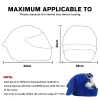 Clothings Christmas Motorcycle Helmet Cover Santa Claus Hat Full Face Funny Plush Moto Helmet Decoration Xmas Motorcycle Skiing Accessorie