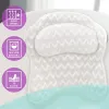 Pillow Bath Pillow for Tub Neck and Back Support, SPA Bathtub Pillow with Headrest Cushion with Suction Cups