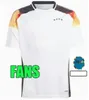 24 25 Tyskland Soccer Jerseys 2024 2025 Hummels Kroos Gnabry Werner Draxler Reus Muller Gotze Men and Kids Kit Fans version Football Shirt Uniform