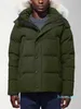 Designer-Top Brand Big Wolf Fur Mens Down Parka Winter Jacket Arctic Navy Black Green Red Outdoor Hoodies Shipping