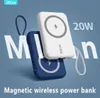 Mobiltelefon Power Banks 10000mAh 20W Magnetic Wireless Fast Charger Power Bank mobiltelefon för iPhone12 13 Pro Max PowerBank Exter5316640