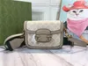 Designer Luxury Mini Bag 2way Crossbody Bag White 658574 Bolsa de ombro