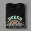 Men's T-Shirts Men T-Shirts Bober Kurwa Beaver Funny Novelty 100% Cotton Tee Shirt Short Sleeve T Shirts Crew Neck Clothing Graphic Printed T240425