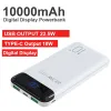 Ładowarki 20000 mAh przenośny bank zasilania zewnętrzna ładowarka baterii USB 22,5 W USB Typ C PD 20W Warbank Phone do inteligentnego telefonu komórkowego