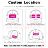 Softball SLECKTON Custom Embroidery Baseball Cap for Men and Women DIY Design Mesh Cap LOGO Print Hat Quality Cotton Hat Wholesale Unisex