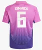 24 25 Tyskland Soccer Jerseys 2024 2025 Hummels Kroos Gnabry Werner Draxler Reus Muller Gotze Men and Kids Kit Fans version Football Shirt Uniform