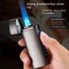 Factory Offers Attractive Blue Triple Flame Windproof Lighters Classic Cigar Lighter Torch