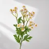 Dekorative Blumen 2024 53 cm Kamille künstlicher Blume PU Simulierte falsche Wohnzimmer Dekorationen Tisch Hochzeit Weihnachtsfeier