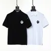 DSQ Phantom Turtle Men's Black White Polo футболка летние футболки вышиваемая футболка с коротким рукавом с коротки