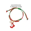 Braccialetti fascino moda luminosa coppia di bracciale natalizia corda regolabile accoppiamento amici amano gioielli regalo bagliori