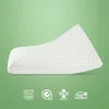 Pillow Natural Latex Thin Soft Sleeping Wave Pillow To Help Sleep Adults Ultrathin Long Low Pillow To Protect The Cervical Spine