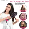 Curling Irons 3-en-1 Sèche-cheveux Brosse à air chaud Shaper and Volume Controller en une étape Curler Curler Electric Hair Dryer Hair Brush pour humide et à sec Utiliser Q240425