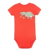 Jednoczęściowe 5pcs/lot Baby Boys Romper moda miękka bawełniana letnia ubrania niemowlę kombinezonu dinozaur nowonarodzone ubrania dla dziewczynki