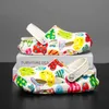 SLIPPER KINDEREN Slippels Boy Girls Zomer Eva Waterschoenen Casual Sneakers Lichtgewicht Cartoon Dinosaur Slippers Sandaal voor Boyl2404