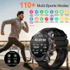 Relógios Melanda 2023 Bluetooth Call Smart Watches Men Monitor de freqüência cardíaca esportiva de vários esportes para Android iOS 400mAh