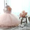 Girl's Dresses Baby Girl Dress White Christening Dress 1 Year Baby Girl Birthday Dress Party Princess Dress Ball Gowns 0-2Yrs Baby Girl Clothes d240425