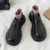 Scarpe casual Donne di lusso British Style College Flat College di pelle Ladies Ladies Mary Jane Girls Japanese School Lolita