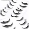 False Eyelashes 1/5/6 pairs of cat eyelashes artificial mink eyelashes wings natural false eyelashes false eyelashes long eyelashes Q240425