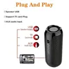 Bärbara högtalare TG117 PORTABLE Bluetooth -högtalare Outdoor Wireless Woofer Free Call/FM/TF Card/USB Flash Drive Connect Mobiltelefon/surfplatta/TV D240425