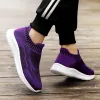 Stivali scarpe da ginnastica viola primavera estate scarpe da tennis comode sneaker piatte traspirabili scarpe da donna classiche tenis femminino