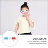 Ramglasögon 3D Anaglyph Cardboard Red Cyan Movie Movie Blue Game Viewing Club Eyeglasses Eyeglass Concert Firework Anime Paper