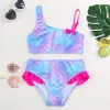 Swimwear Girl's Massuit de maillot de bain Sirène Scale Imprimez le Bikini Children's Bikini