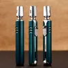 Adjustable Jet Flame Pen Lighter Triple Jet Flame Butane Lighter With Visible Without Gas Window