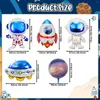 Party Decoration 16st Solar System Galaxy Space Balloon Outer Rocket Spaceship Sun Moon Earth Planet Birthday Decor