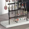 Smyckespåsar Arrangör Tabletthållare Halsband Armband 6 Tier Tree Display Stand med Tray