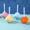 Ice Cream Tools Silicone Lolly Lollevormige ijsvorm Popsicle met stok schattige baby -diy hockeyfabrikant Q240425