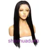 100% Human Hair Full Lace Wigs Front lace human hair wig full set 13X4 straight long front