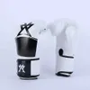 Защитное снаряжение 1 Пара боксерских перчаток женское обучение PU Boxing Gloves Karate Muay Thai Бесплатный бокс MMA Sanda Training Equipment 240424