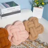 Pillow Ins Solid Color Plush Creative Twist Knot Round Retro Special-Shaped Geometry Simple Home Decoration