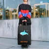 Shopping Bags Ladies Small Wheel Boarding Travel Bag Collapsible Grocery Puller Trolley Portable Storage Cart