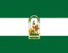 Andalusia vlag Andalucia Spanje Spaanse vlag 3ft x 5ft Polyester Banner Vliegen 150 90cm aangepaste vlag Outdoor UA321044633