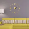 Clocks 2D Frameless Wall Clock Mirror Wall Sticker Clocks Fashion Living Room Quartz Watch DIY Home Decoration Horloge reloj de pared