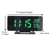 Plugin d'horloges Utiliser le réveil d'alarme numérique avec une température Humidité 3 Alarmes Sniomaliers Table Clock Mode Night Mode 12 / 24H