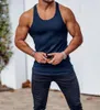 Mężczyźni Fitness Tank Top Mężczyznę Koszulę bez rękawów Mężczyzna Czarna oddychana kamizelka sportowa Podwórza Gymy Biegla