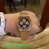 AP Crystal Wristwatch Royal Oak Series 26614or Rainbow Plate Calendar Watch Mens Automatic Mechanical Watch Limited Watch