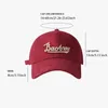 Ball Caps Summer Letter Embroidered Fashion Baseball Hats Women Men Solid Outdoor Casual Curled Brim Snapback Peaked