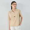 Polo kołnierz bawełniana mieszanka T-shirt t-shirt femme dla kobiet damskich T-shirty damskie koszulki OEM ODM odzież Bezpłatna wysyłka