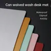 Home Office Large Mouse Pad Gamer Waterproof PU Leather Desk Mat Computer Mousepad Keyboard pad Table Cover gaming mouse 240424